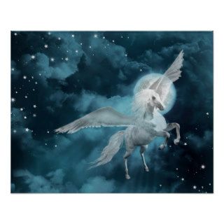 moonlight pegasus print