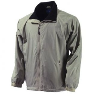 Over Achiever Taslan Jacket with Micro Fleece Lining XXXXX Large Stone at  Mens Clothing store