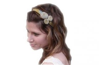 Fair Trade Upcycled Rosette Headband   Made from Recycled Saris