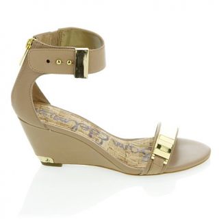 Serena Leather Wedge Sandal