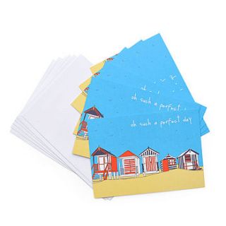 'perfect day' postcard pack by gone crabbing limited