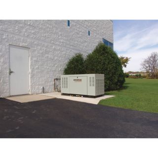 Generac Liquid-Cooled Standby Generator — 30 kW(LP)/29 kW(NG), Model# QT03015ANSX  Residential Standby Generators