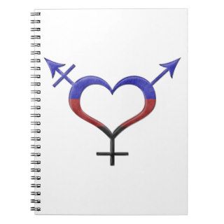 Polyamorous Pride Gender Neutral Symbol Notebook