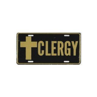 Clergy Christian Religious License Plate 6x12 Automotive