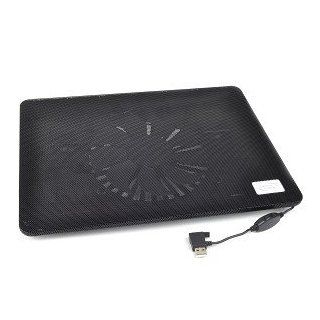 Logisys Deepcool N1 Notebook Cooler Pad w/180mm Fan (Black)   Fits up to 15.6" Computers & Accessories