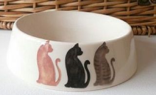 cat bowl by dimbleby ceramics