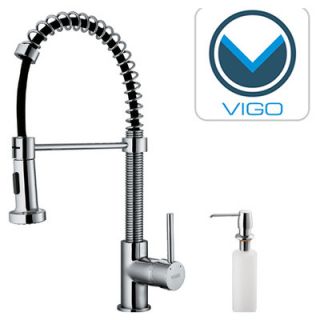 Vigo 36 x 22.25 Farmhouse Single Bowl Kitchen Sink with Faucet and