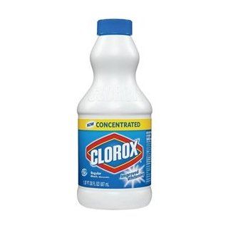 Clorox Liquid Bleach, Regular, 30 oz. Bottle, 12 per Case Kitchen & Dining