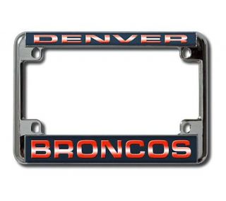 NFL Denver Broncos Laser Motorcycle Frame —