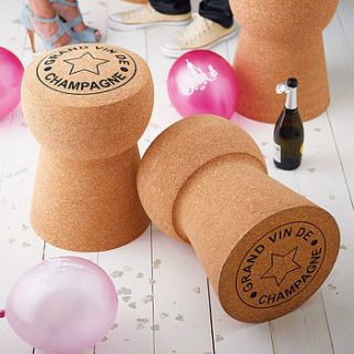 champagne cork stool by impulse purchase