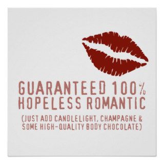 100% Hopeless Romantic Posters