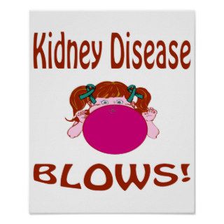 Blows Kidney Disease Poster