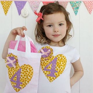 heart party bags by milk two bunnies