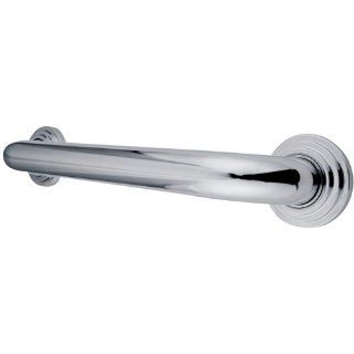 Kingston Brass DR214121 Milano 3 Layer Flange 12 Inch Grab Bar with 1.25 Inch Outer Diameter, Polished Chrome