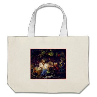Magical Fairy Fantasy Painting The Fairy Bower Canvas Bag