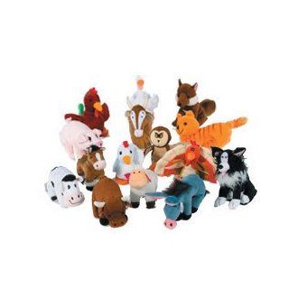 Barnyard Finger Puppets (Set of 15) Toys & Games