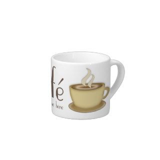 Coffee Lovers Café Personalized Espresso Cup