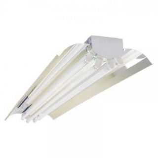 US Energy Sciences FSP 083208 8 Lamp T8 8 Ft 8' Channel Strip Slimline Light Fixture with High Profile Reflector   Tools Products  