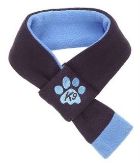 blue doggy scarf by lucky roo