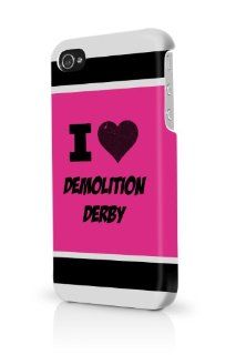 Demolition Derby Pink iPhone 5/5S Case   For iPhone 5/5S   Designer TPU Case Verizon AT&T Sprint Cell Phones & Accessories