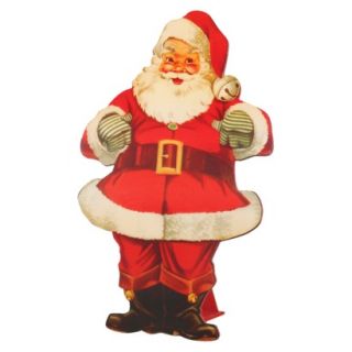 Retro Santa Flat Standing Figure