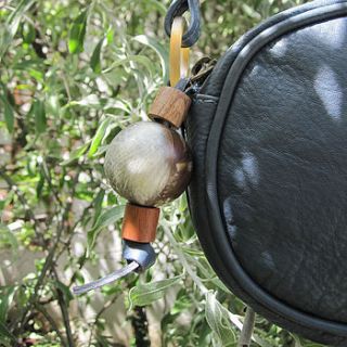 daisy leather & polished horn mini shoulder by nv london calcutta