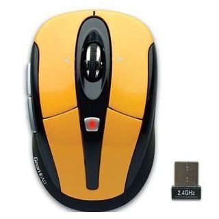 GEAR HEAD Yellow Optical Wireless Mouse   NEW   Retail   MPT3400YLW Computers & Accessories