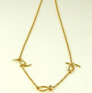 wishbone trio necklace by julia ann davenport jewellery