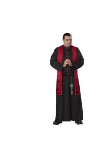 Plus Size Sinister Minister Mens Costume Clothing