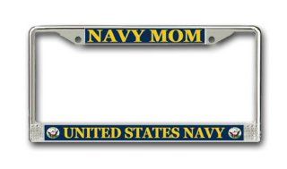 US Navy Mom License Plate Frame Automotive