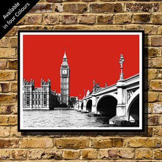 big ben and parliament   london art print by bronagh kennedy   limited edition prints