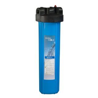 Aqua Flo 26263 Filter Housing with Sump Wrench and Mounting Hardware, Blue   Undersink Water Filtration Systems  