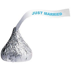 Hershey's Just Married KISSES Chocolates   10 lb. Box  Chocolate Assortments And Samplers  Grocery & Gourmet Food