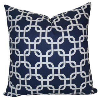 Taylor Marie Chain Link Design Cotton Throw Pillow Cover Taylor Marie Studio Accent Pieces