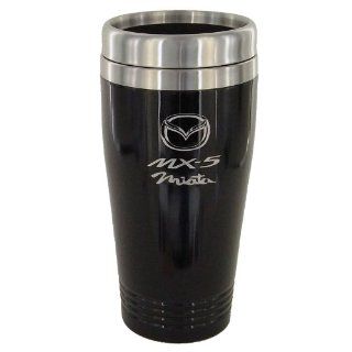 Mazda MX 5 Black Travel Mug Automotive