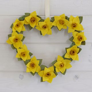 daffodil easter wreath by the contemporary home