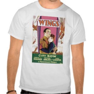 Clara Bow Buddy Rogers Wings movie poster Shirt