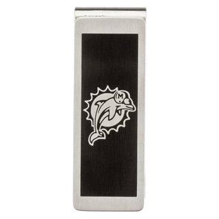 Mens Stainless Steel Miami Dolphins NFL Football Logo Money Clip NFL Officially Licensed Jewelry Jewelry Jewelry