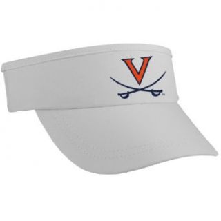 NCAA Virginia Cavaliers High Performance Running/Outdoor Sports Super Visor, White  Sports Fan Visors  Clothing