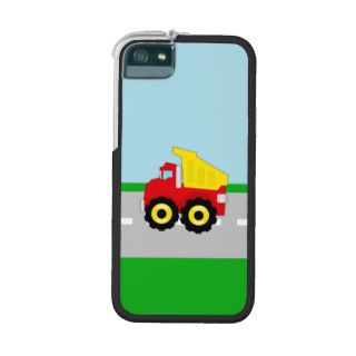 Kids Boys Construction Dumptruck Cover For iPhone 5