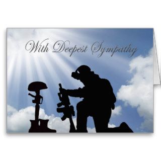 Military Sympathy Card