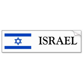 Israel Flag Bumper Stickers