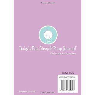 Baby's Eat, Sleep and Poop Journal, Log Book Lavender Sandra Kosak 9780976779810 Books