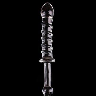 New Sword Design Glass Crystal Transparent Stimulate Stimulation Stimulator Anal Plug Adult Toys Penis Stick Sex Devices Sex Toys for Women And Men Health & Personal Care
