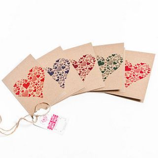 rustic heart greetings card collection by sophia victoria joy