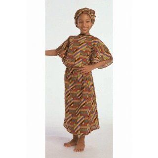 SCBFPH324G 2   ETHNIC COSTUMES GIRLS WEST AFRICAN pack of 2