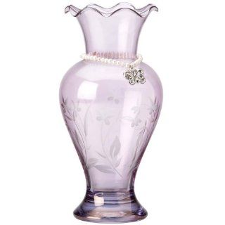Lenox Expressions of the Heart Lavender Violets  Vase Kitchen & Dining