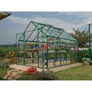 Palram Snap & Grow Greenhouse — 8ft.W x 16ft.L, 128 sq. ft., Model# HG8016G  Green Houses