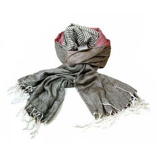 stripe scarf by lily and lime