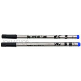 Montblanc Rollerball Pen Refill Medium Pacific Blue 105159  Mont Blanc Rollerball Pens 